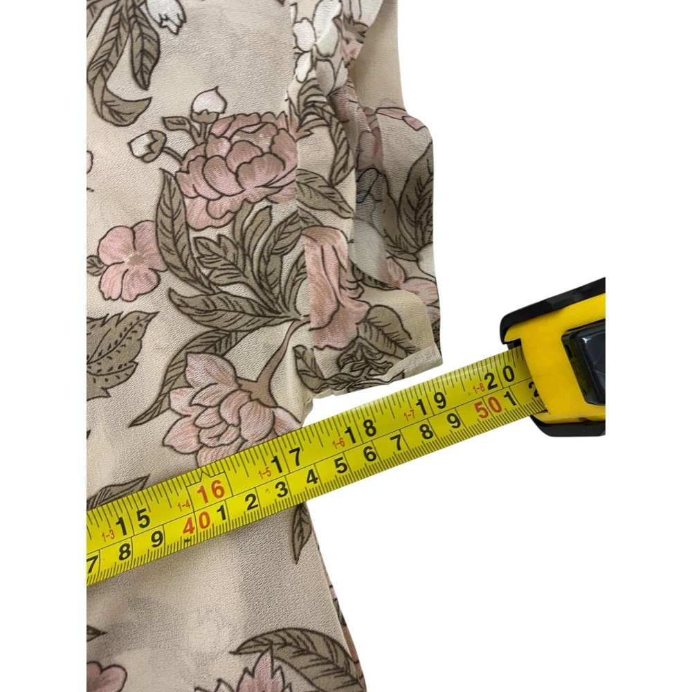 Vintage Brown 2‎ Piece Floral Blouse & Midi Skirt Outfit Set Size Small 1970s - Picture 6 of 10